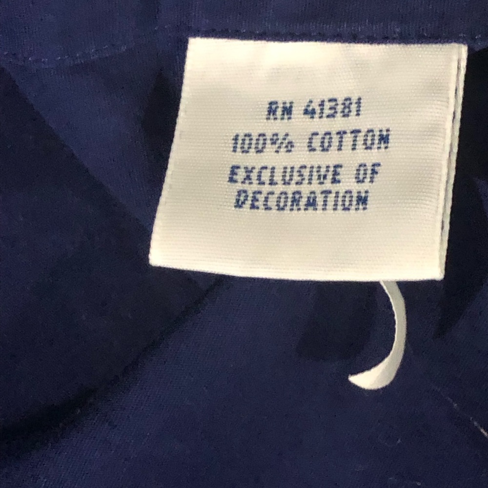 Ralph Lauren Men’s Deep Navy Button-Down Oxford Shirt - Picture 4 of 4